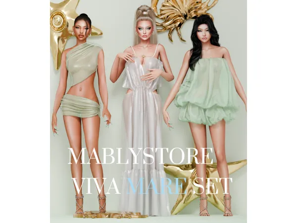 Alpha MARE SET by Mably - The Sims 4 Custom Content