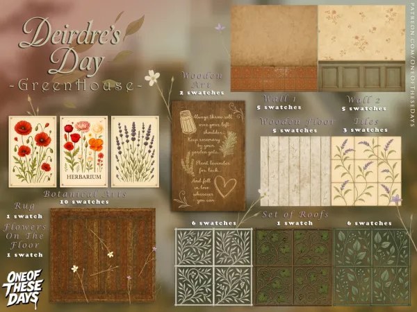 OOTD - BuildBuy - Deirdre's Day PART2 : GreenHouse