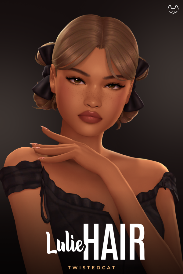 Maxis Match Lulie Hair by simsfinds - The Sims 4 Custom Content