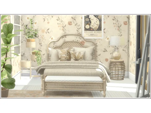 Maxis Match Tara Boho Guestroom by PhiloTSR - The Sims 4 Custom Content