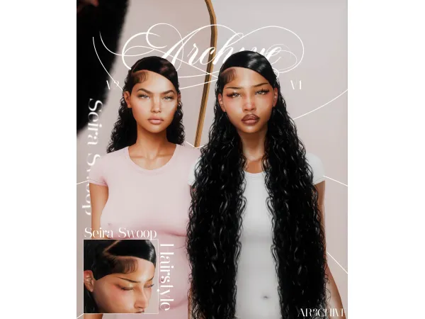 Alpha Seira Swoop V1 V2 by ar3chive - The Sims 4 Custom Content