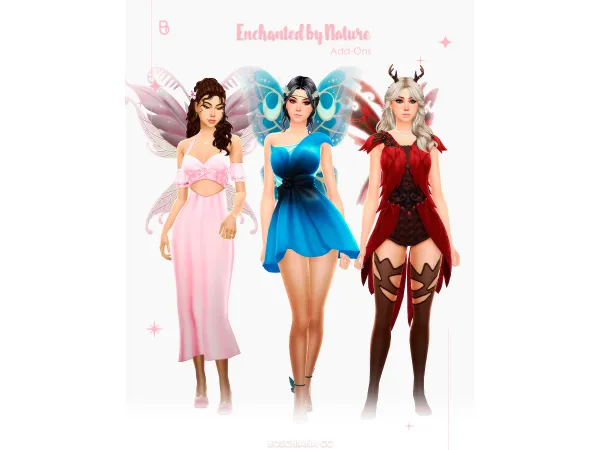 Maxis Match ENCHANTED ONS by NATURE ADD - The Sims 4 Custom Content