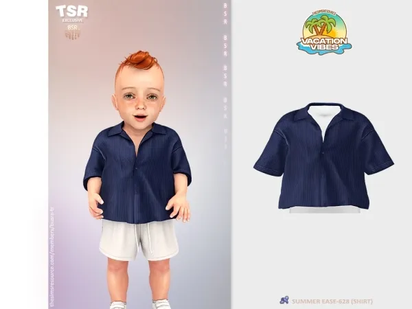 Mix InfantM SUMMER EASE 628 (SHIRT) BD1594 - The Sims 4 Custom Content
