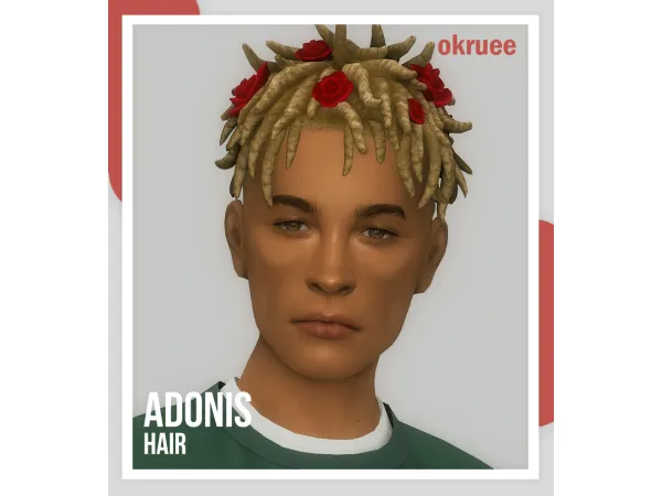 Maxis Match adonis hair by okruee - The Sims 4 Custom Content