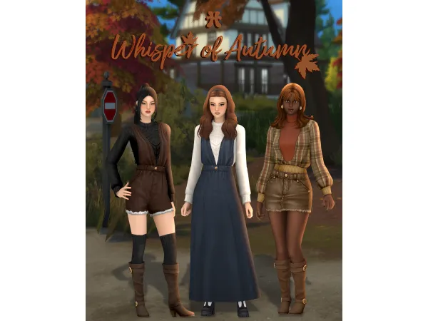 Maxis Match Whisper Of Autumn by huien - The Sims 4 Custom Content