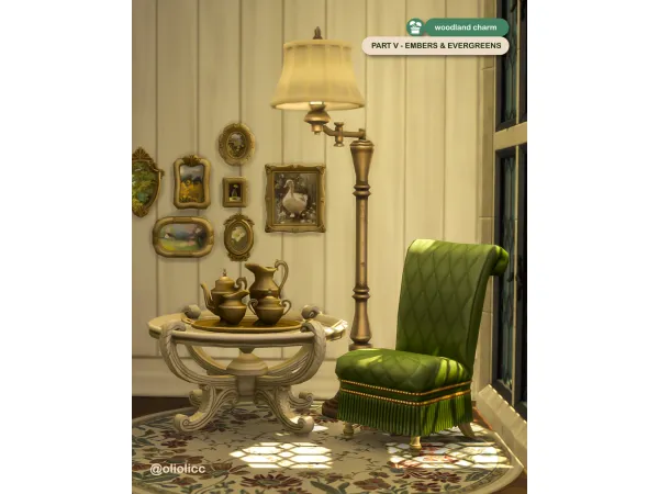 Maxis Match Woodland Charm Part V u2013 Embers Evergreens by oliolicc - The Sims 4 Custom Content