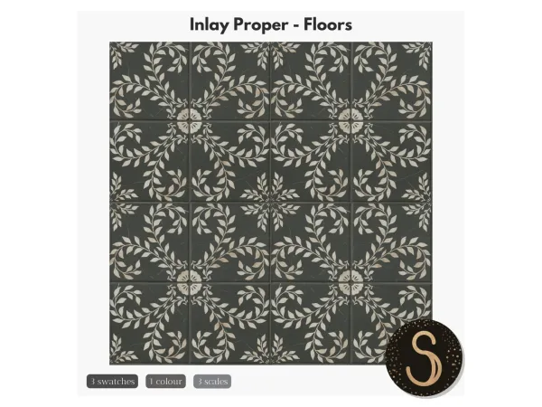 Alpha Sims4Luxury Inlay Proper Floors - The Sims 4 Custom Content