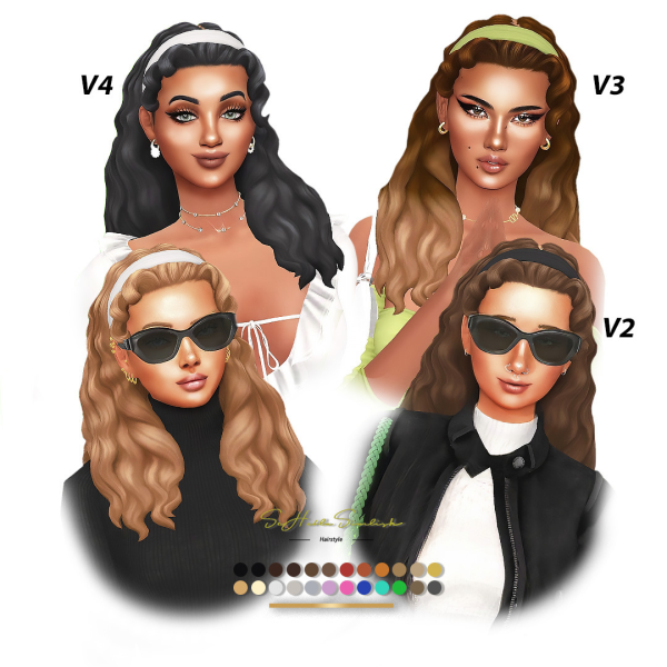 Maxis Match Marie Hairstyle by simsfinds - The Sims 4 Custom Content