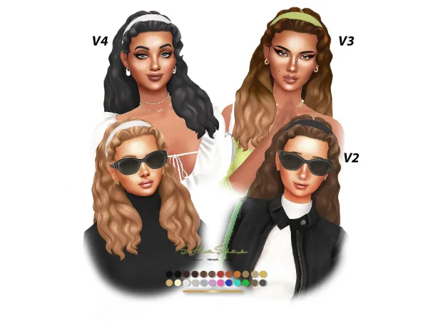 Maxis Match Marie Hairstyle by sehablasimlish - The Sims 4 Custom Content