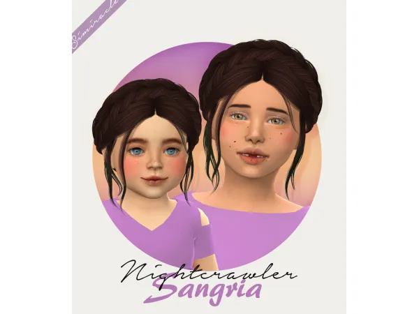 Alpha simiracle Nightcrawler Sangria - The Sims 4 Custom Content