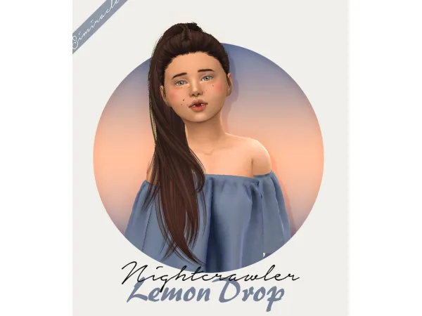 Alpha simiracle Nightcrawler Lemon Drop Kids Version - The Sims 4 Custom Content