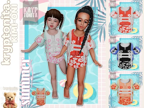 Mix Summer Toddler - The Sims 4 Custom Content