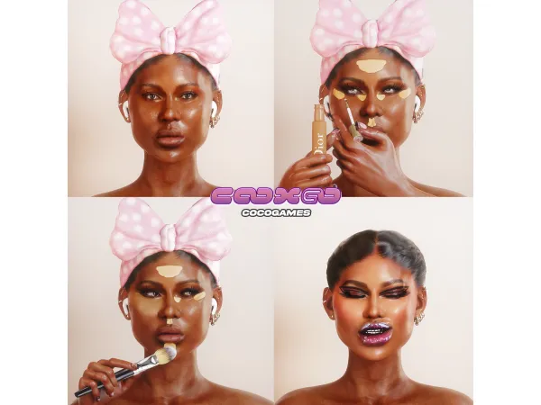 Alpha The Master Class Beauty Accessory Pack by cocogames - The Sims 4 Custom Content