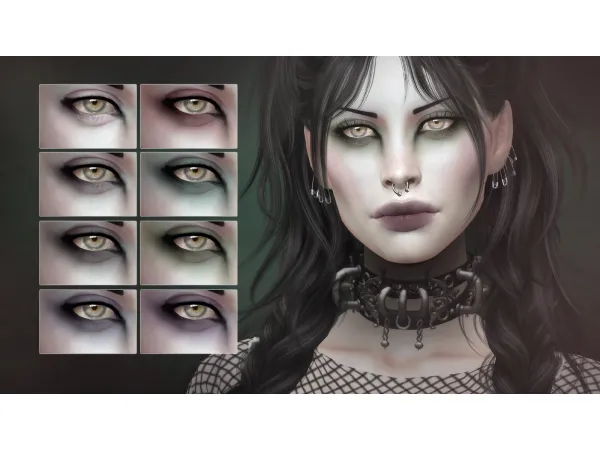 Alpha MUTAGEN EYELINER by Remussirion - The Sims 4 Custom Content