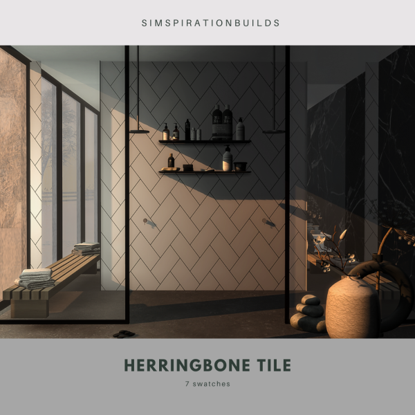 Alpha Stone wall by simsfinds - The Sims 4 Custom Content