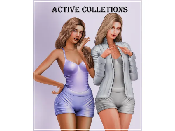 Alpha Active Flow Collections u2013 Set 01 by Becca - The Sims 4 Custom Content