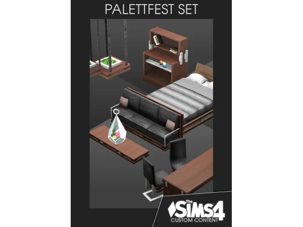 Maxis Match The Palettfest kit - The Sims 4 Custom Content