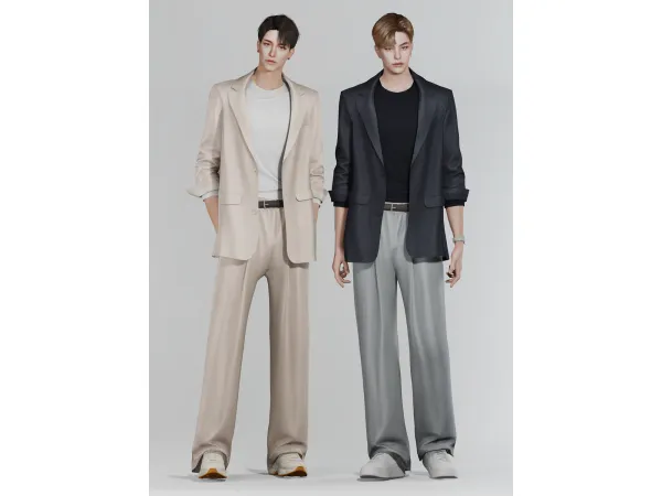 Alpha [KK] Overfit suit by KK_creations - The Sims 4 Custom Content