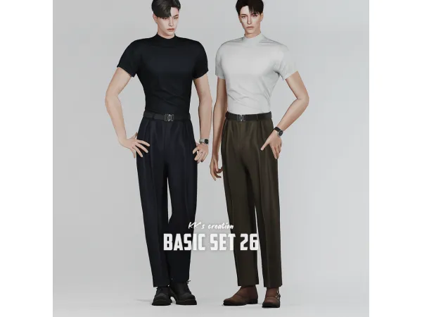 Alpha [KK] Basic set 26 by KK_creations - The Sims 4 Custom Content
