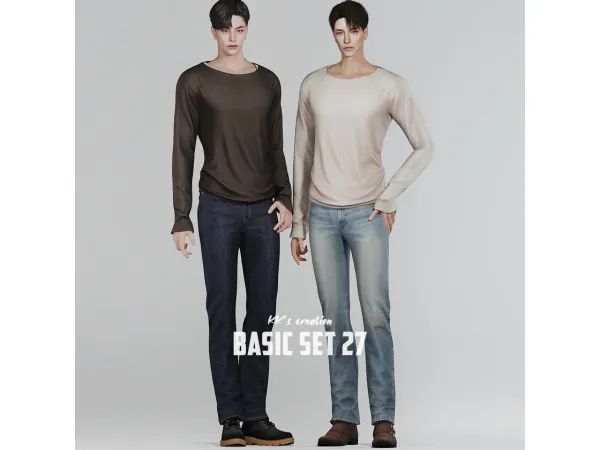 Alpha [KK] Basic set 27 by KK_creations - The Sims 4 Custom Content
