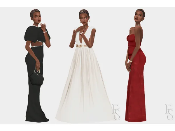 Alpha Black Tie Event by farfallasims - The Sims 4 Custom Content