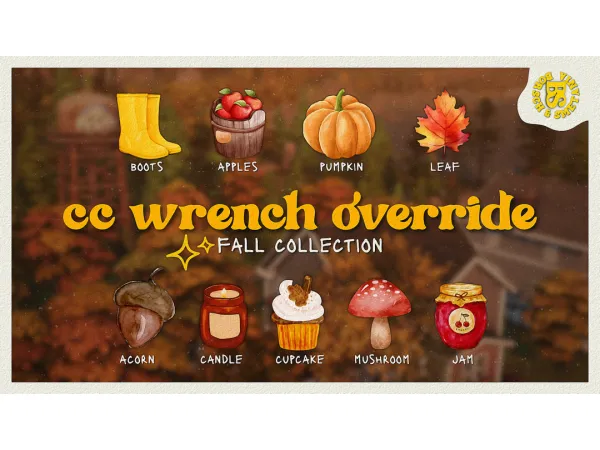 Mix Wrench Override Fall Edition by simsfinds - The Sims 4 Custom Content