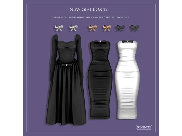 Alpha [RIMINGS] NEW GIFT BOX 32 - The Sims 4 Custom Content
