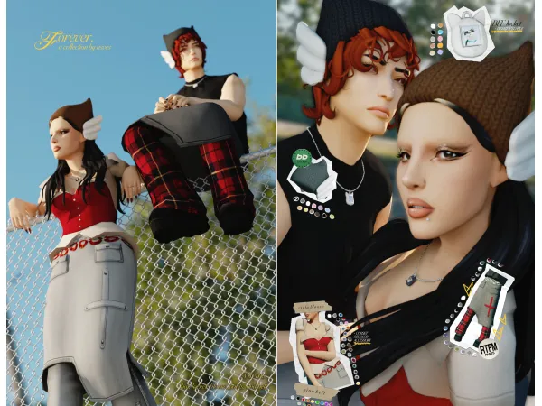 Maxis Match forever collection by nsves - The Sims 4 Custom Content