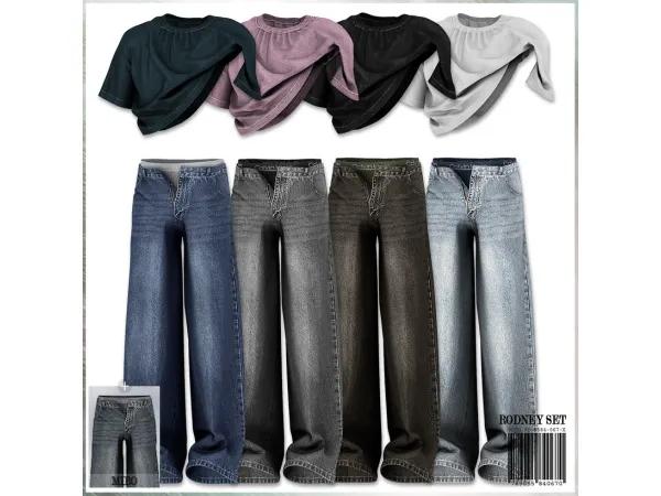 Alpha RODNEY Set by mirosims2020 - The Sims 4 Custom Content