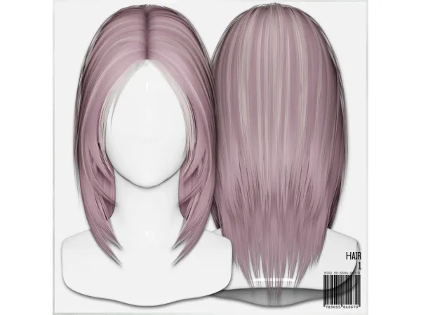 Alpha MIRO Hair 1 by mirosims2020 - The Sims 4 Custom Content