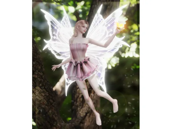 Alpha Fairy Set by mirosims2020 - The Sims 4 Custom Content