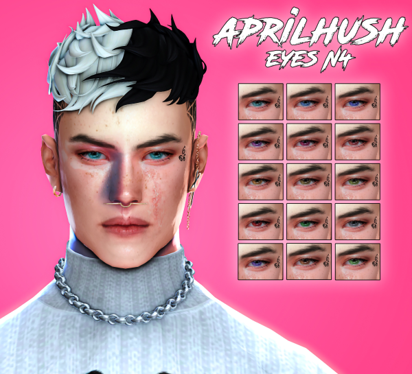 Mix [aprilhush] eyes N4 by simsfinds - The Sims 4 Custom Content