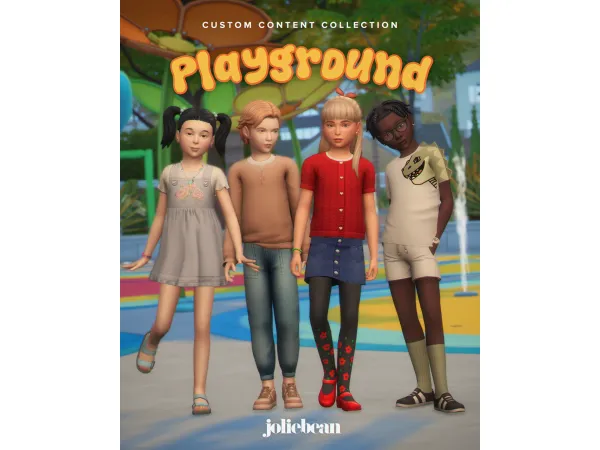 Maxis Match Playground Set by Joliebean - The Sims 4 Custom Content