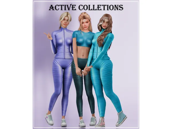 Alpha Becca Active Flow Collections u2013 Set Energy Set 02 - The Sims 4 Custom Content