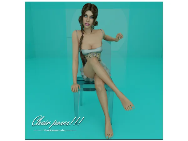 Maxis Match Chair poses female - The Sims 4 Custom Content