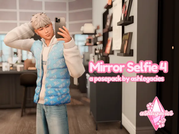 Mix Mirror Selfie 4 Posepack - The Sims 4 Custom Content