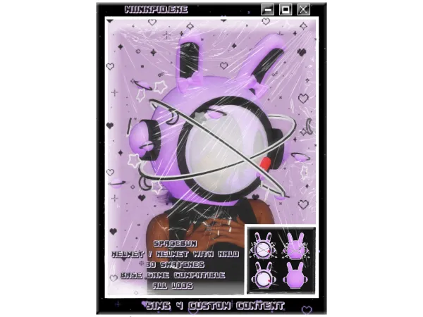 Mix Spacebun by miinxpid - The Sims 4 Custom Content