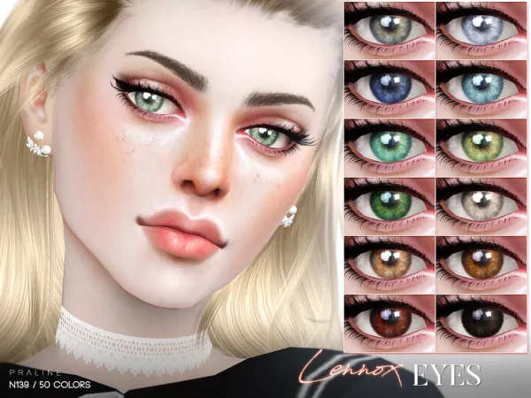 Alpha Lennox Eyes N139 - The Sims 4 Custom Content
