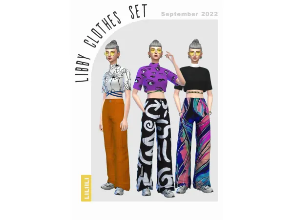 Maxis Match Libby Clothes Set - The Sims 4 Custom Content