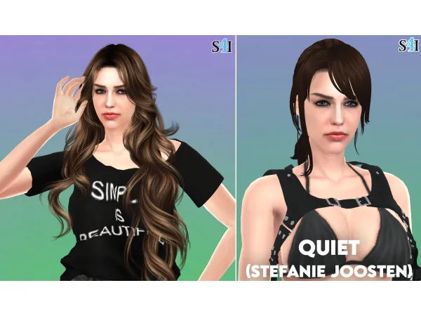 Alpha Quiet (Stefanie Joosten) by sims4imagination - The Sims 4 Custom Content