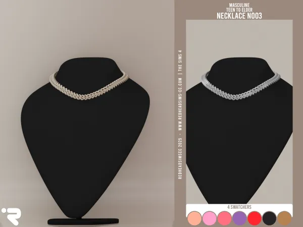 Alpha AM NECKLACE N003 - The Sims 4 Custom Content