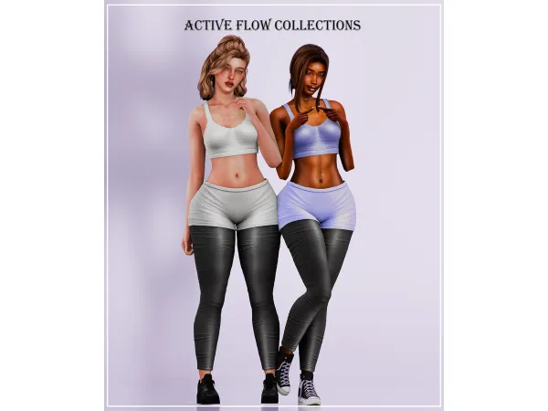 Alpha Active Flow Collections u2013 Set 04 by Becca - The Sims 4 Custom Content