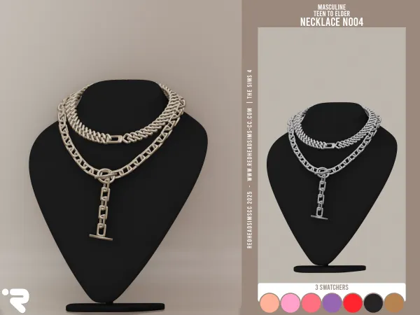 Alpha AM NECKLACE N004 - The Sims 4 Custom Content