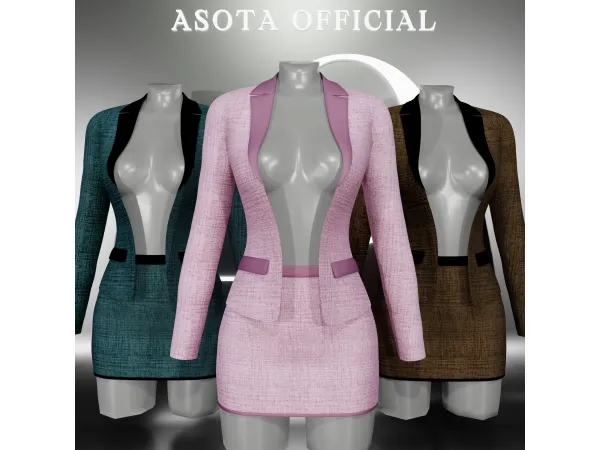 Alpha [ASOTA OFFICIAL] Dita Outfit - The Sims 4 Custom Content