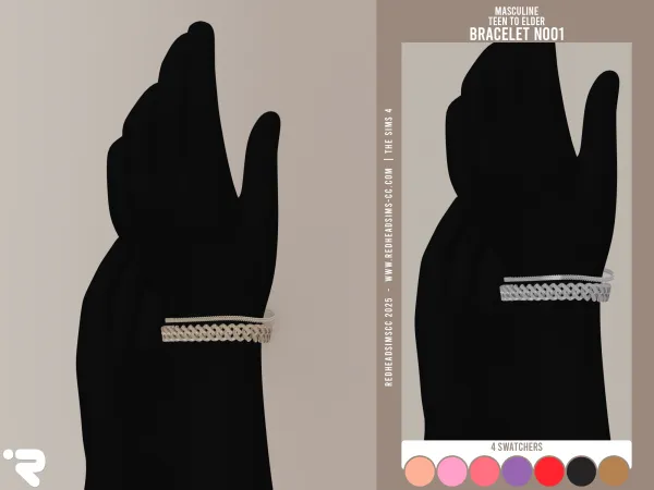 Alpha AM BRACELET N001 - The Sims 4 Custom Content