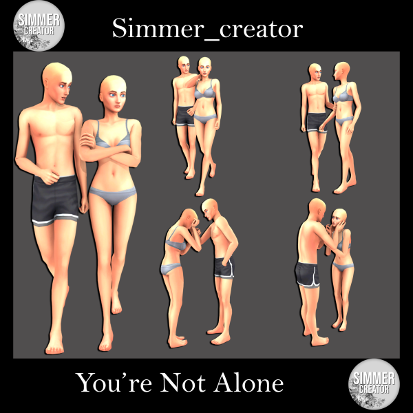 Mix You're not alone by simmer_creator - The Sims 4 Custom Content