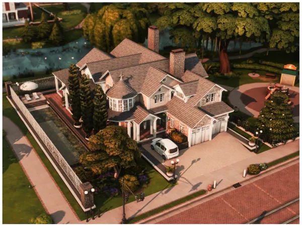 Mix MM Family House 32 by Merin_Martini - The Sims 4 Custom Content