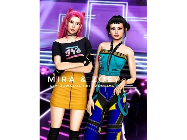Alpha Zoey Mira (Sim Download) - The Sims 4 Custom Content