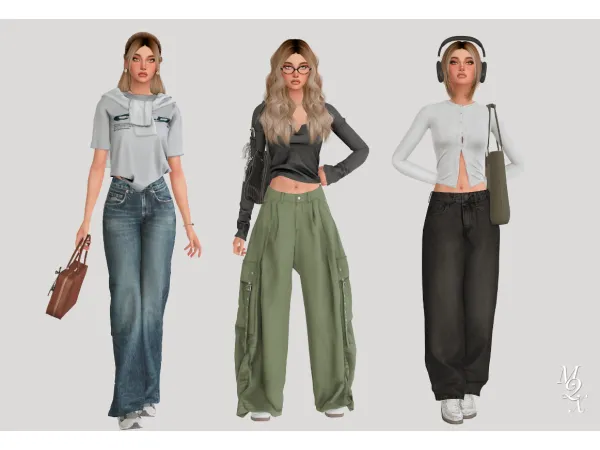 Alpha Casual Campus Lookbook by mervequeenx - The Sims 4 Custom Content