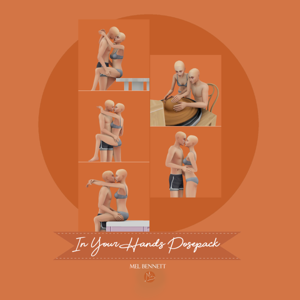 Mix In Your Hands Posepack by melbennett - The Sims 4 Custom Content